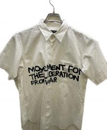COMME des GARCONS HOMME PLUS（コムデギャルソンオムプリュス）の古着「メッセージプリントシャツ」｜ホワイト