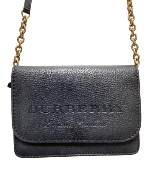 BURBERRY（バーバリー）BURBERRY (バーバリー) ショルダーウォレット ブラックの古着・服飾アイテム