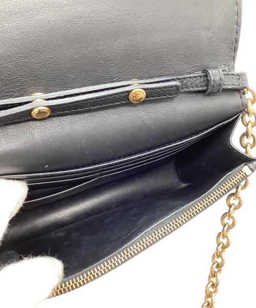 BURBERRY（バーバリー）BURBERRY (バーバリー) ショルダーウォレット ブラックの古着・服飾アイテム