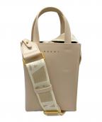 MARNIマルニ）の古着「MUSEO BAG NANO」｜ベージュ