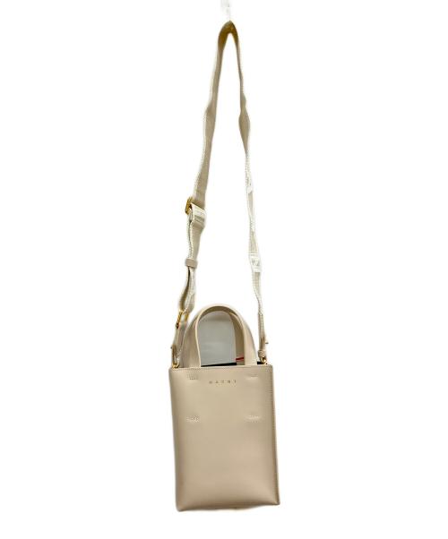 MARNI（マルニ）MARNI (マルニ) MUSEO BAG NANO ベージュの古着・服飾アイテム