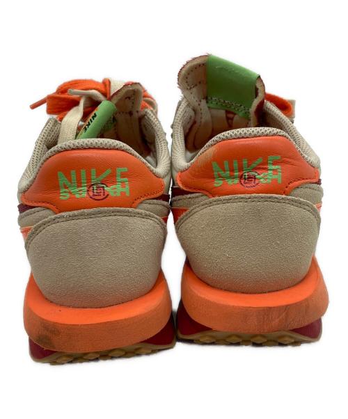 NIKE（ナイキ）NIKE (ナイキ) sacai (サカイ) LD Waffle Orange Blaze ブラウン×オレンジ サイズ:24の古着・服飾アイテム