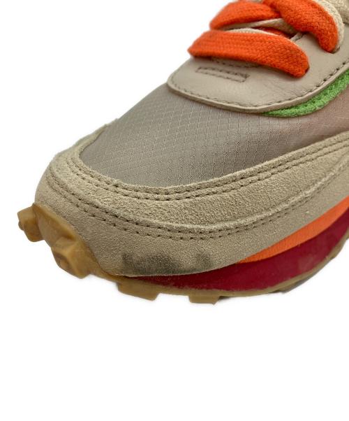 NIKE（ナイキ）NIKE (ナイキ) sacai (サカイ) LD Waffle Orange Blaze ブラウン×オレンジ サイズ:24の古着・服飾アイテム