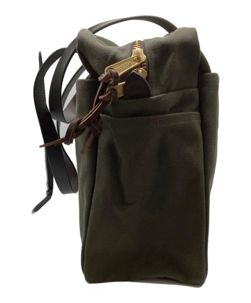 FILSON（フィルソン）FILSON (フィルソン) RUGGED TWILL TOTE BAG WITH ZIPPER カーキの古着・服飾アイテム