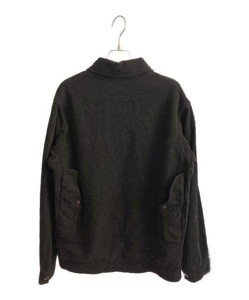 JUNYA WATANABE MAN（ジュンヤワタナベマン）JUNYA WATANABE MAN (ジュンヤワタナベマン) ウールアクリルツイル 製品染縮絨 ブラック サイズ:Ｍの古着・服飾アイテム