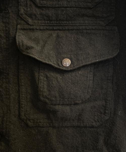 JUNYA WATANABE MAN（ジュンヤワタナベマン）JUNYA WATANABE MAN (ジュンヤワタナベマン) ウールアクリルツイル 製品染縮絨 ブラック サイズ:Ｍの古着・服飾アイテム