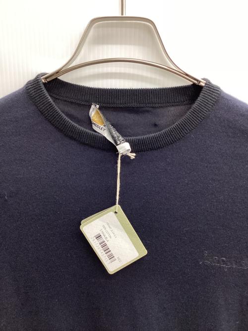 JOHN SMEDLEY（ジョンスメドレー）JOHN SMEDLEY (ジョンスメドレー) SEQUEL (シークエル) FRAGMENT DESIGN (フラグメントデザイン) FRGMT JS LH-S ネイビー×ブラック サイズ:Mの古着・服飾アイテム
