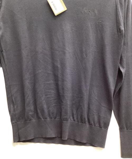 JOHN SMEDLEY（ジョンスメドレー）JOHN SMEDLEY (ジョンスメドレー) SEQUEL (シークエル) FRAGMENT DESIGN (フラグメントデザイン) FRGMT JS LH-S ネイビー×ブラック サイズ:Mの古着・服飾アイテム