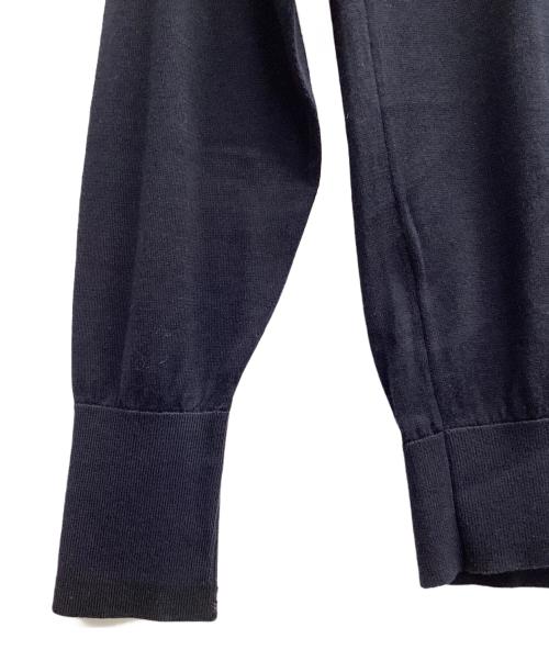 JOHN SMEDLEY（ジョンスメドレー）JOHN SMEDLEY (ジョンスメドレー) SEQUEL (シークエル) FRAGMENT DESIGN (フラグメントデザイン) FRGMT JS LH-S ネイビー×ブラック サイズ:Mの古着・服飾アイテム