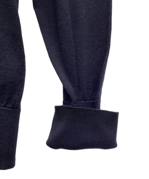 JOHN SMEDLEY（ジョンスメドレー）JOHN SMEDLEY (ジョンスメドレー) SEQUEL (シークエル) FRAGMENT DESIGN (フラグメントデザイン) FRGMT JS LH-S ネイビー×ブラック サイズ:Mの古着・服飾アイテム