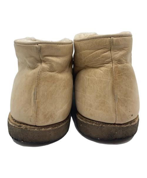 GUIDI（グイディ）GUIDI (グイディ) ショートムートンブーツ アイボリー サイズ:SIZE 42の古着・服飾アイテム