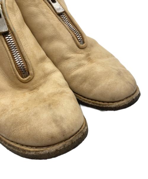 GUIDI（グイディ）GUIDI (グイディ) ショートムートンブーツ アイボリー サイズ:SIZE 42の古着・服飾アイテム