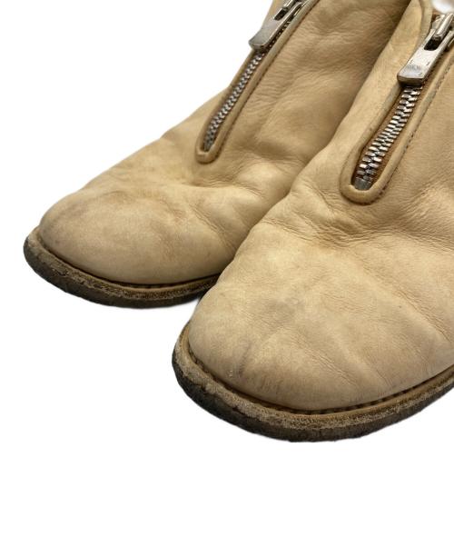 GUIDI（グイディ）GUIDI (グイディ) ショートムートンブーツ アイボリー サイズ:SIZE 42の古着・服飾アイテム