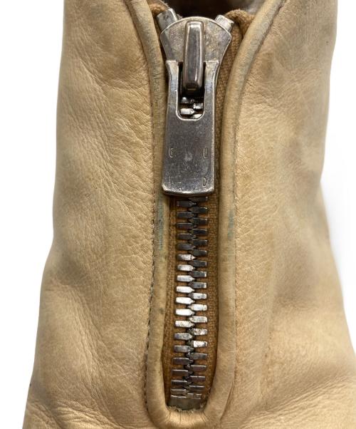GUIDI（グイディ）GUIDI (グイディ) ショートムートンブーツ アイボリー サイズ:SIZE 42の古着・服飾アイテム
