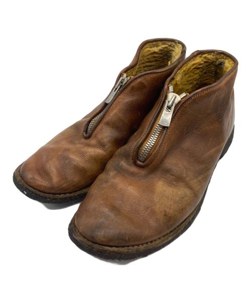 GUIDI（グイディ）GUIDI (グイディ) ショートブーツ ブラウン サイズ:SIZE 42の古着・服飾アイテム