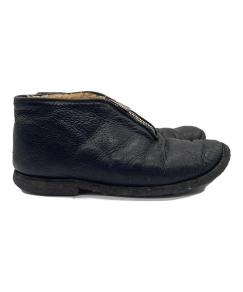 GUIDI（グイディ）GUIDI (グイディ) ショートムートンブーツ ダークブラウン サイズ:SIZE 42の古着・服飾アイテム