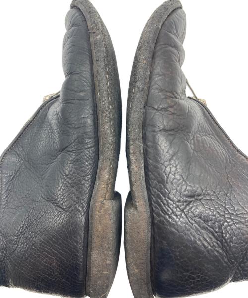 GUIDI（グイディ）GUIDI (グイディ) ショートムートンブーツ ダークブラウン サイズ:SIZE 42の古着・服飾アイテム