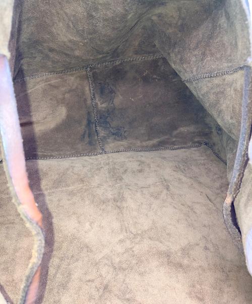 Isabella Stefanelli（イザベラステファネリ）Isabella Stefanelli (イザベラステファネリ) レザートートバッグ ブラウンの古着・服飾アイテム