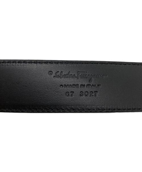 Salvatore Ferragamo（サルヴァトーレ フェラガモ）Salvatore Ferragamo (サルヴァトーレ フェラガモ) ガンチーニバックルベルト ブラックの古着・服飾アイテム