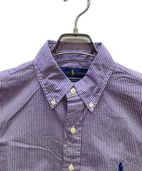 RALPH LAUREN（ラルフローレン）RALPH LAUREN (ラルフローレン) ギンガムチェックシャツ パープル サイズ:SPの古着・服飾アイテム