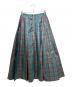 DRAWER 23AW/タータンチェックシルクロングスカート/Tartan Check Silk Long Skirt Plaid Pattern Maxi Skirt Lightweight Elegant Style サイズ:36：20000円