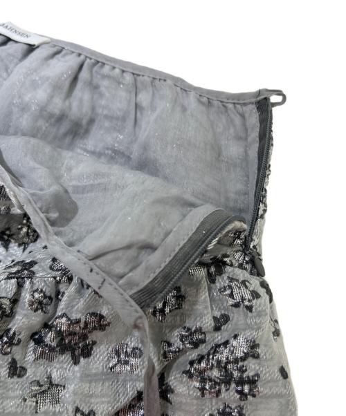 CECILIE BAHNSEN（セシリーバンセン）CECILIE BAHNSEN (セシリーバンセン) Lilly プリント スカート グレー サイズ:UK 10の古着・服飾アイテム