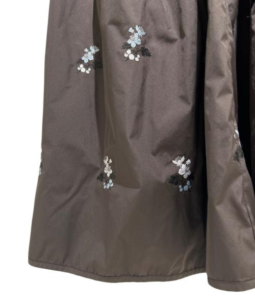 CECILIE BAHNSEN（セシリーバンセン）CECILIE BAHNSEN (セシリーバンセン) Lilly Skirt/リリィ スカート/6524-343-1498 ブラウン サイズ:UK8/US4の古着・服飾アイテム