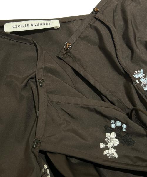 CECILIE BAHNSEN（セシリーバンセン）CECILIE BAHNSEN (セシリーバンセン) Lilly Skirt/リリィ スカート/6524-343-1498 ブラウン サイズ:UK8/US4の古着・服飾アイテム