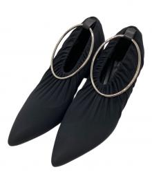 JIL SANDER（ジルサンダー）の古着「アンクルリングパンプス」｜ブラック