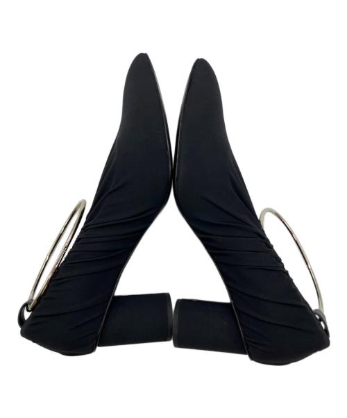 JIL SANDER（ジルサンダー）JIL SANDER (ジルサンダー) アンクルリングパンプス ブラック サイズ:36の古着・服飾アイテム