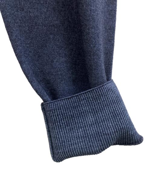 COSTANZA（コスタンザ）costanza (コスタンザ) ウールVネックニット ネイビー サイズ:46の古着・服飾アイテム