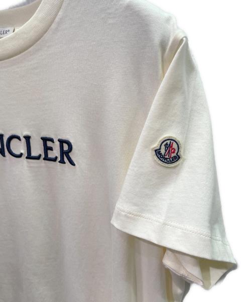 MONCLER（モンクレール）MONCLER (モンクレール) Tシャツ オフホワイト サイズ:Mの古着・服飾アイテム