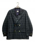 UNFOLKアンフォーク）の古着「4B Seersucker double blazer」｜グリーン