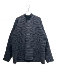 PLEATS PLEASE（プリーツプリーズ）の古着「CREPE KNIT /PP43KK801」｜ブラック