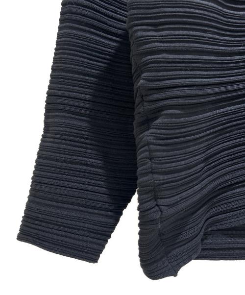 PLEATS PLEASE（プリーツプリーズ）PLEATS PLEASE (プリーツプリーズ) CREPE KNIT /PP43KK801 ブラック サイズ:FREEの古着・服飾アイテム