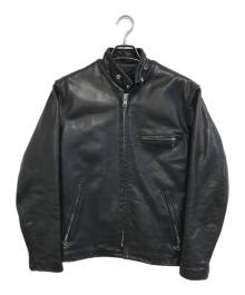 Schott（ショット）の古着「シングルライダースジャケット」｜ブラック