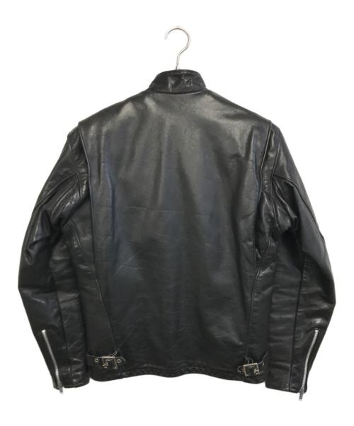 Schott（ショット）Schott (ショット) シングルライダースジャケット ブラック サイズ:36の古着・服飾アイテム