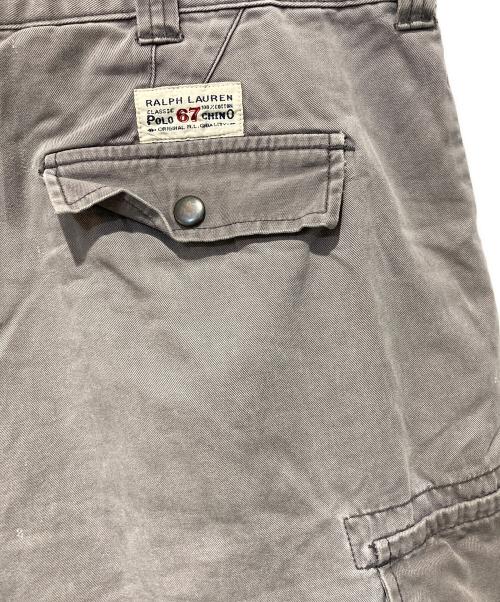 POLO RALPH LAUREN（ポロ・ラルフローレン）POLO RALPH LAUREN (ポロ・ラルフローレン) 90ｓカーゴパンツ グレー サイズ: 101cm (W40)の古着・服飾アイテム