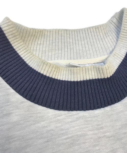 adidas（アディダス）adidas (アディダス) 80ｓヴィンテージスウェット グレー×ネイビー サイズ:XLの古着・服飾アイテム
