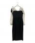 HER LIP TO (ハーリップトゥ) Faubourg Shoulder Ribbon Dress ブラック サイズ:S：6000円