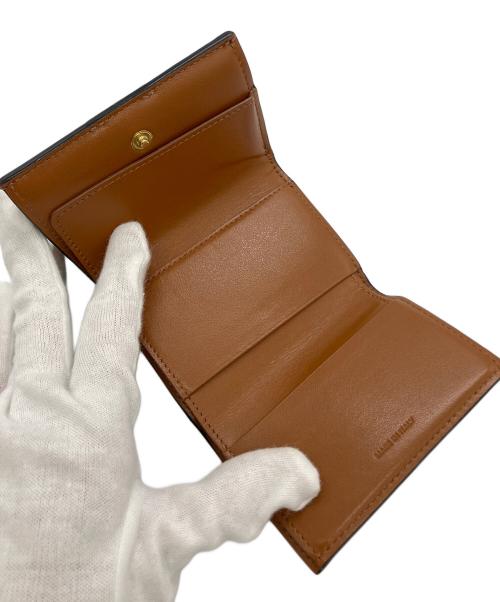 CELINE（セリーヌ）CELINE (セリーヌ) スモールトリフォールドコンパクトウォレット ブラウンの古着・服飾アイテム