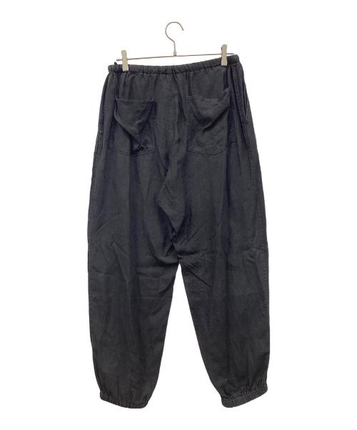 COMOLI（コモリ）COMOLI (コモリ) カナパ ドローストリングパンツ ブラック サイズ:2の古着・服飾アイテム