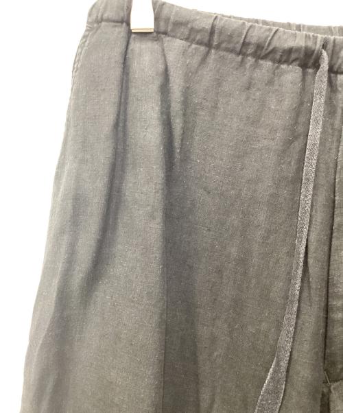 COMOLI（コモリ）COMOLI (コモリ) カナパ ドローストリングパンツ ブラック サイズ:2の古着・服飾アイテム