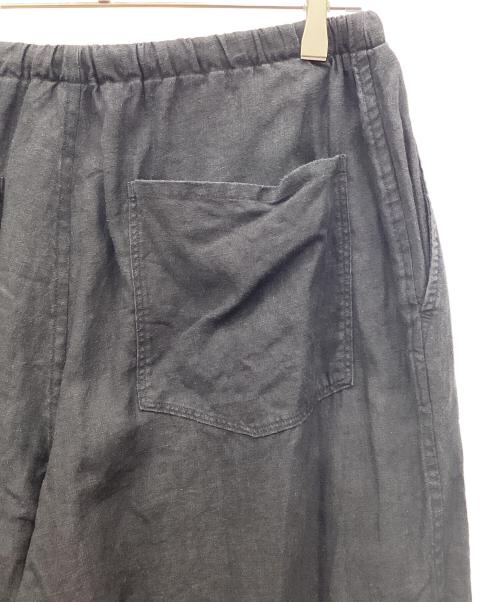 COMOLI（コモリ）COMOLI (コモリ) カナパ ドローストリングパンツ ブラック サイズ:2の古着・服飾アイテム