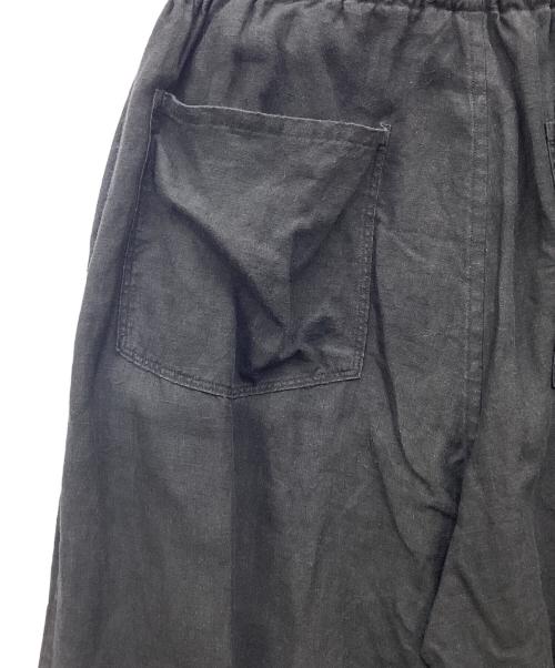 COMOLI（コモリ）COMOLI (コモリ) カナパ ドローストリングパンツ ブラック サイズ:2の古着・服飾アイテム