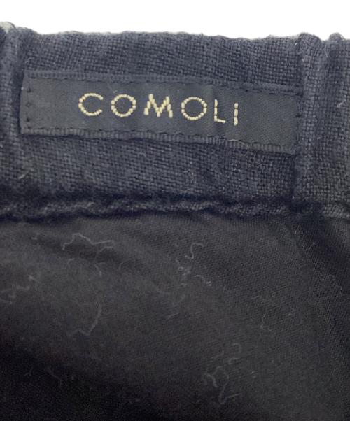 COMOLI（コモリ）COMOLI (コモリ) カナパ ドローストリングパンツ ブラック サイズ:2の古着・服飾アイテム