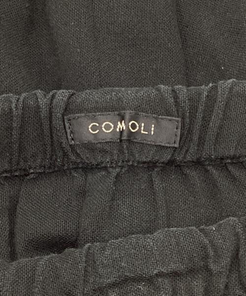 COMOLI（コモリ）COMOLI (コモリ) 空紡オックス ドローストリング パンツ ブラック サイズ:2の古着・服飾アイテム