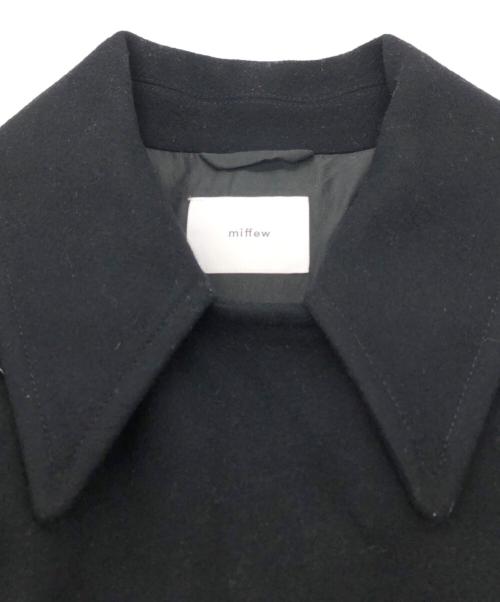 miffew（ミフュー）miffew (ミフュー) SUPER140s PEA DOWN COAT ブラック サイズ:SIZE 4の古着・服飾アイテム