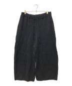 nonnotteノノット）の古着「YAK Knit Pants Extra Wide -Black-」｜ブラック
