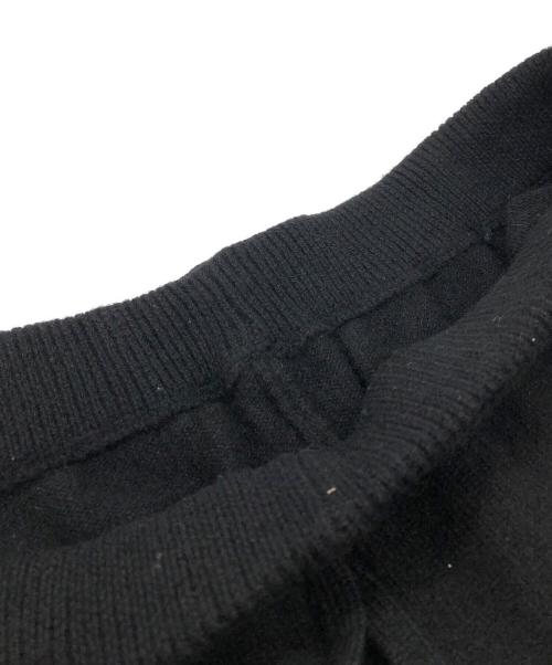 nonnotte（ノノット）nonnotte (ノノット) YAK Knit Pants Extra Wide -Black- ブラック サイズ:FREEの古着・服飾アイテム